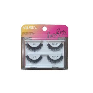 Andrea Lashes 33 Black 2 Pair Eyelashes